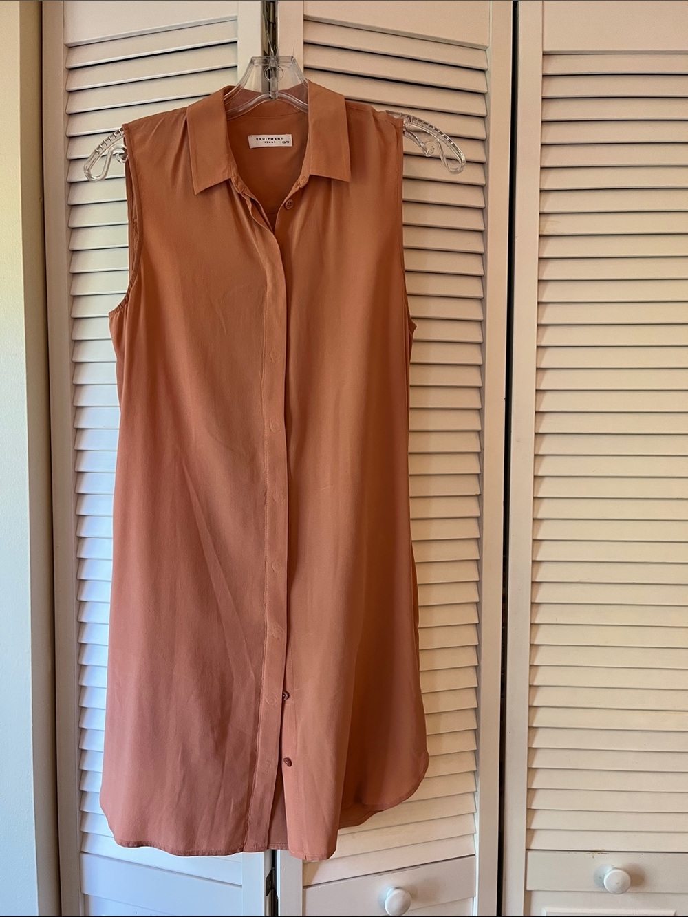 EUC Equipment Silk Dress in Rose